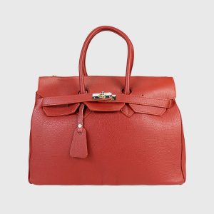 BORSA DONNA GRANDE IN PELLE PORFIDIA – DISPONIBILE IN VARI COLORI