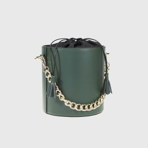 BORSA SECCHIELLO CON TRACOLLA IN PELLE RILEY – DISPONIBILE IN VARI COLORI