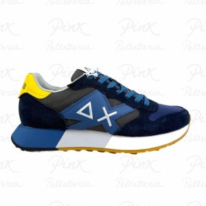 SUN68 Jaki 2,0 Bicolor Sneaker Uomo BZ36116 0799 Navy Blue/Inchiostro