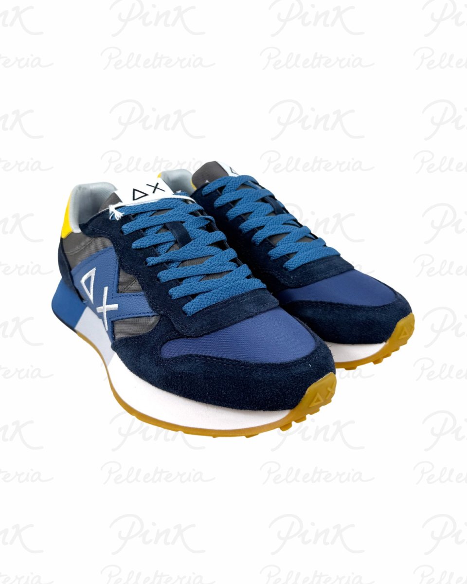 SUN68 Jaki 2,0 Bicolor Sneaker Uomo BZ36116 0799 Navy Blue/Inchiostro - immagine 3