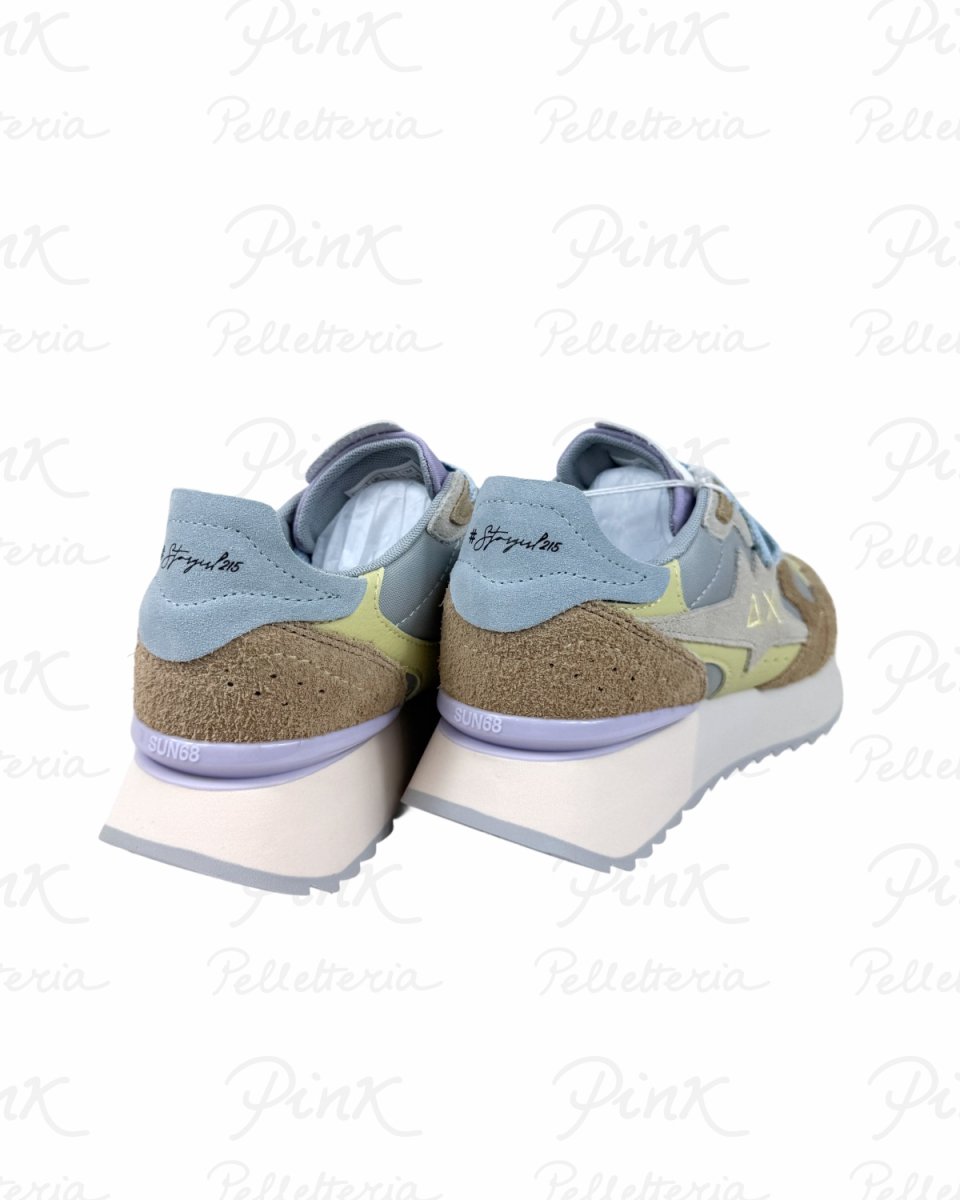 SUN68 Stargirl Multicolor Option Sneaker Donna BZ36215 06 Grigio Chiaro - immagine 4