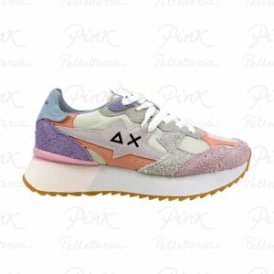 SUN68 Stargirl Multicolor Option Sneaker Donna BZ36215 31 Bianco Panna