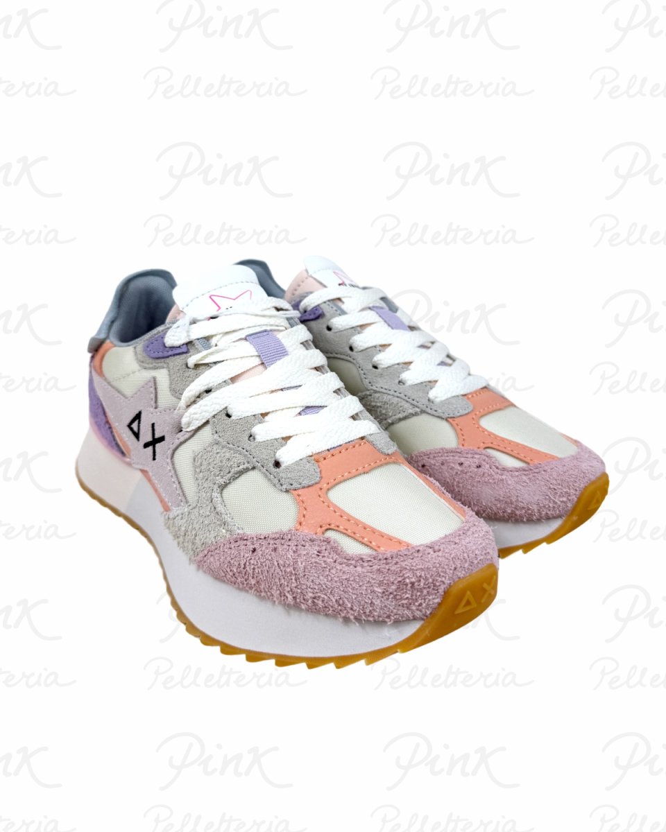 SUN68 Stargirl Multicolor Option Sneaker Donna BZ36215 31 Bianco Panna - immagine 3