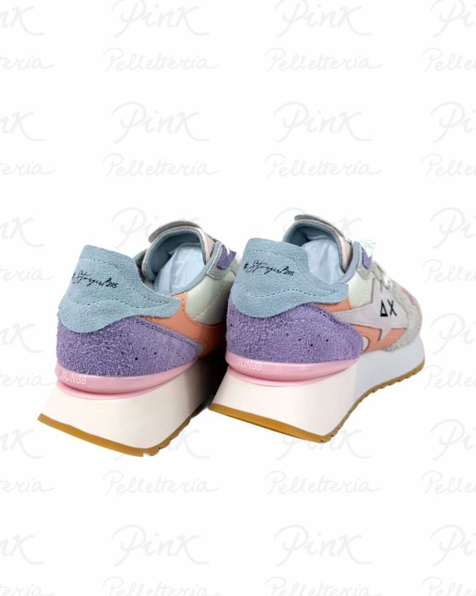SUN68 Stargirl Multicolor Option Sneaker Donna BZ36215 31 Bianco Panna - immagine 4