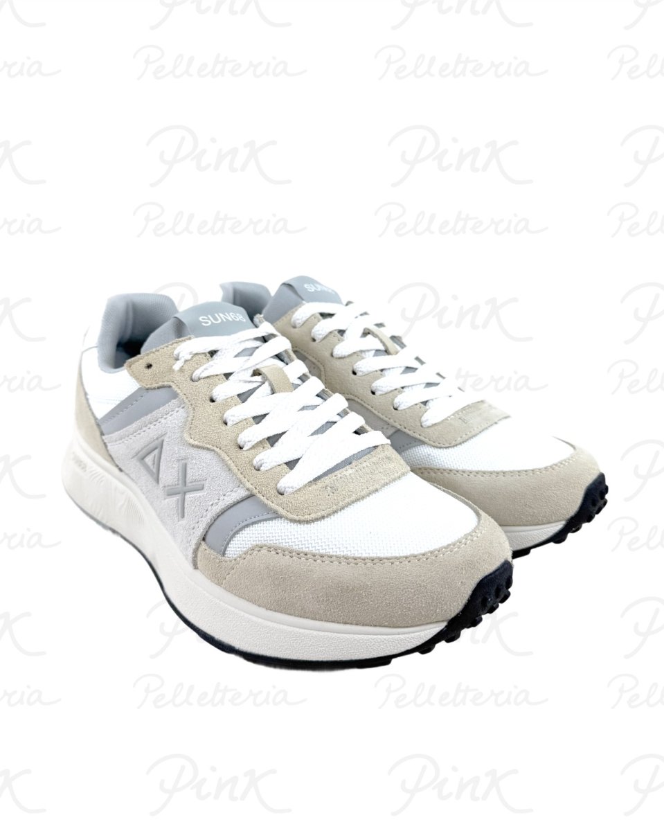 SUN68 Sun Daddy Sneaker Uomo BZ36127 01 Bianco - immagine 3