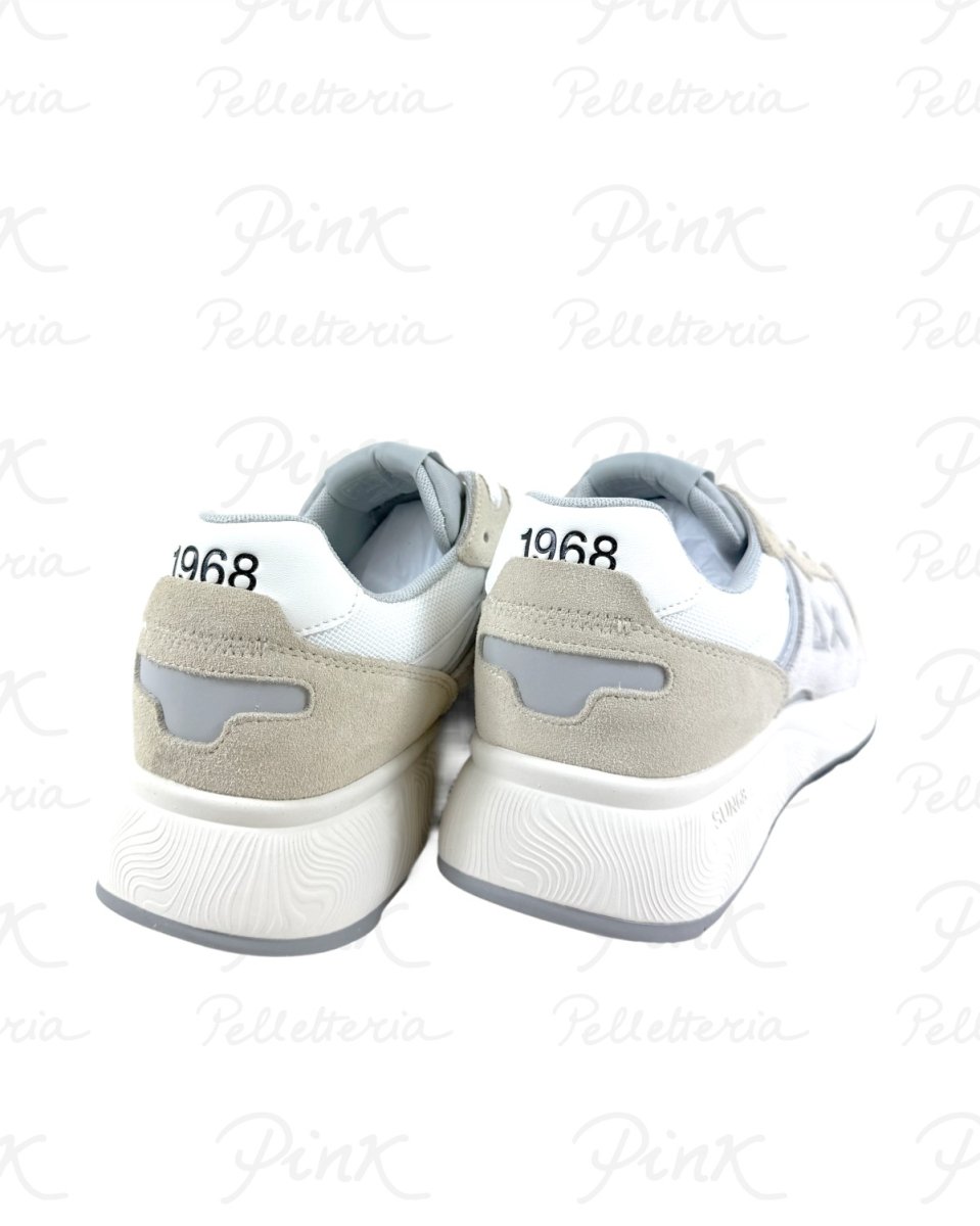 SUN68 Sun Daddy Sneaker Uomo BZ36127 01 Bianco - immagine 4