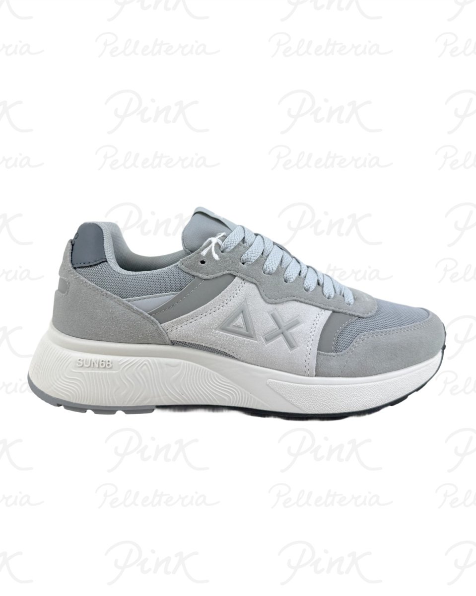 SUN68 Sun Daddy Sneaker Uomo BZ36127 06 Grigio Chiaro - immagine 2