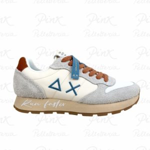 SUN68 Tom Vintage Sneaker Uomo BZ36104 31 Bianco Panna.