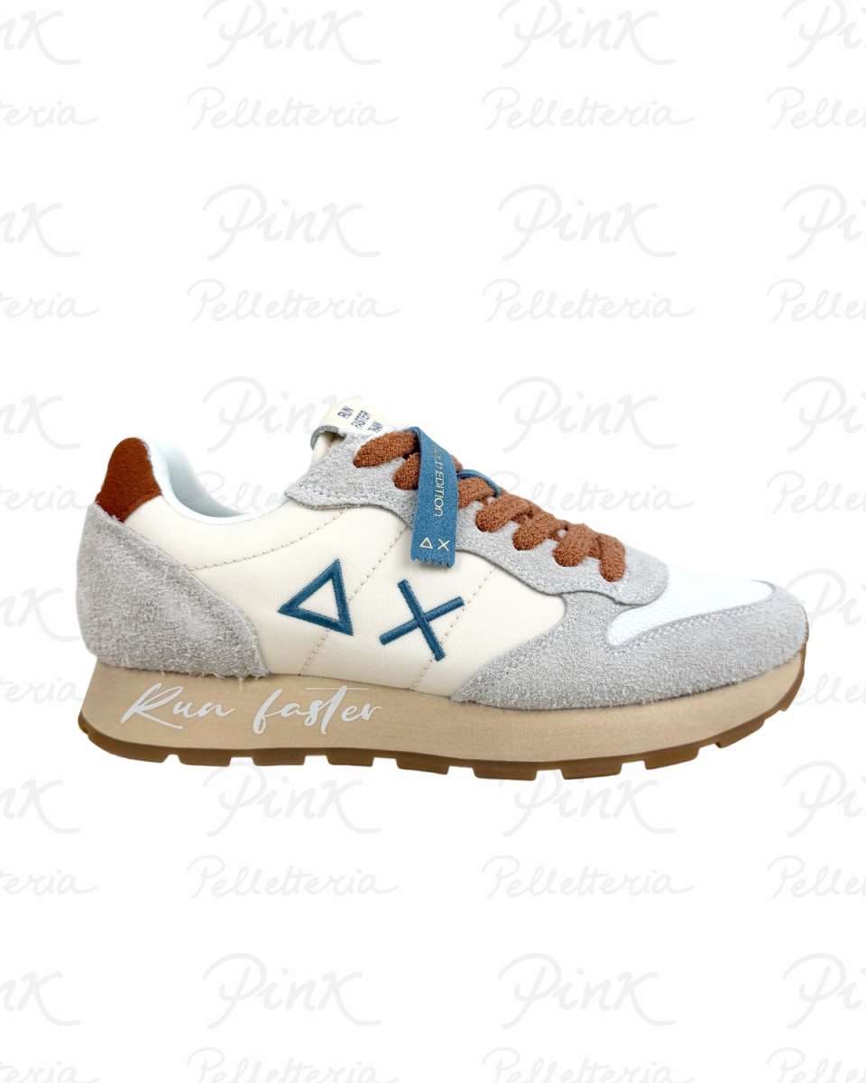 SUN68 Tom Vintage Sneaker Uomo BZ36104 31 Bianco Panna.