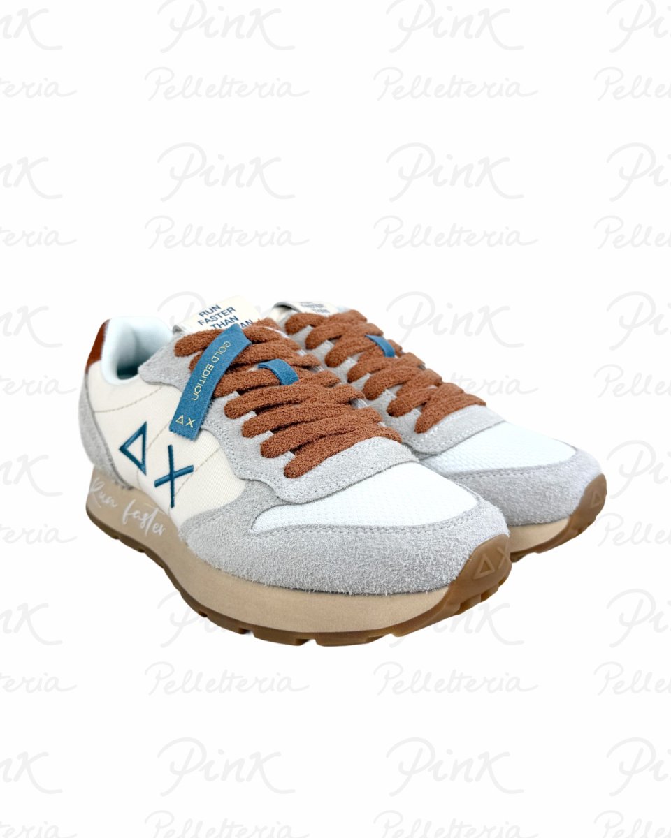 SUN68 Tom Vintage Sneaker Uomo BZ36104 31 Bianco Panna. - immagine 3