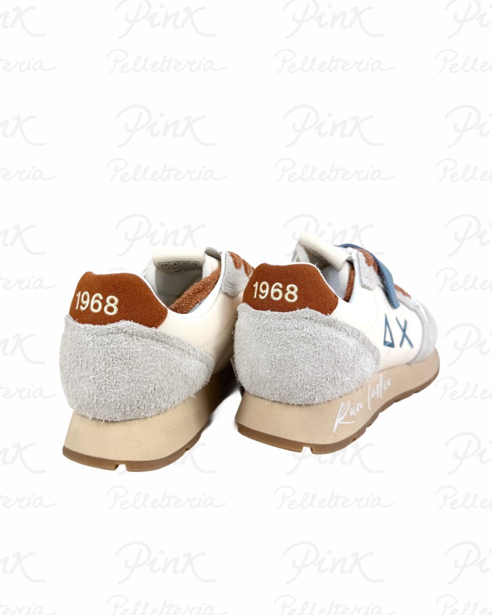 SUN68 Tom Vintage Sneaker Uomo BZ36104 31 Bianco Panna. - immagine 4