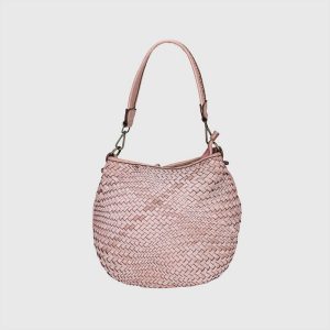 BORSA PELLE INTRECCIATA TINTA IN CAPO SHILPA – DISPONIBILE IN VARI COLORI