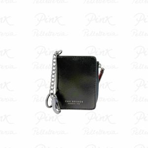 THE BRIDGE Man Lupo Wallet W/Chain 01320601-7R Nero-Rutenio