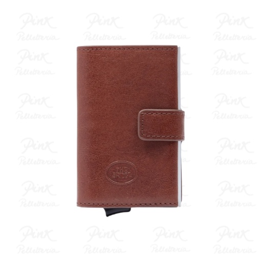 THE BRIDGE Man Porta C/C Eject Rfid Singolo 01400201/90 Marrone - immagine 2