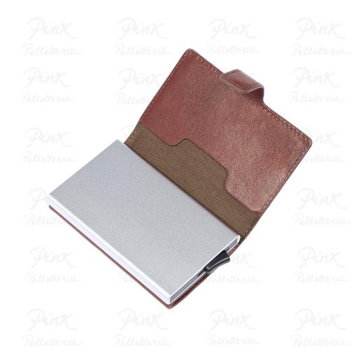 THE BRIDGE Man Porta C/C Eject Rfid Singolo 01400201/90 Marrone - immagine 4