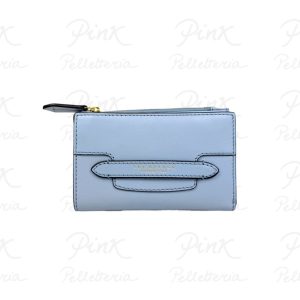 THE BRIDGE Woman Lucrezia Medium Wallet Zip 01791301-00A Acqua