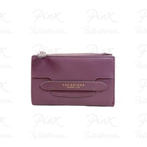 THE BRIDGE Woman Lucrezia Medium Wallet Zip 01791301-00B Orchidea
