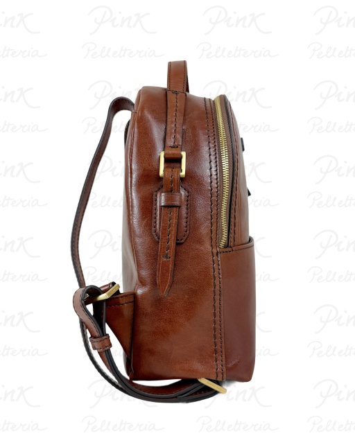 THE BRIDGE Woman Pearl District Backpack 04124701-14 Marrone - immagine 4