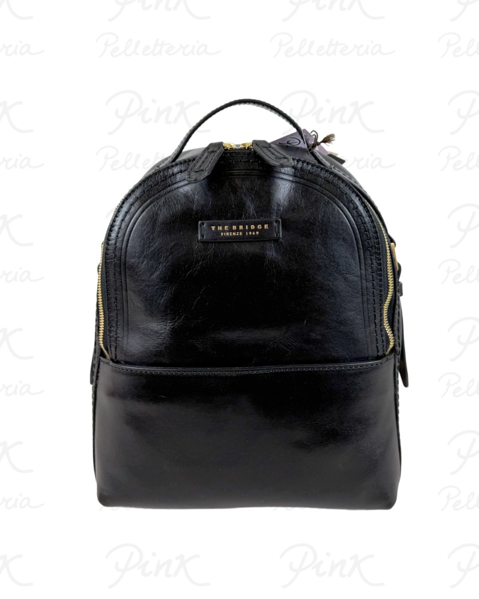 THE BRIDGE Woman Pearl District Backpack 04124701-30 Nero - immagine 2