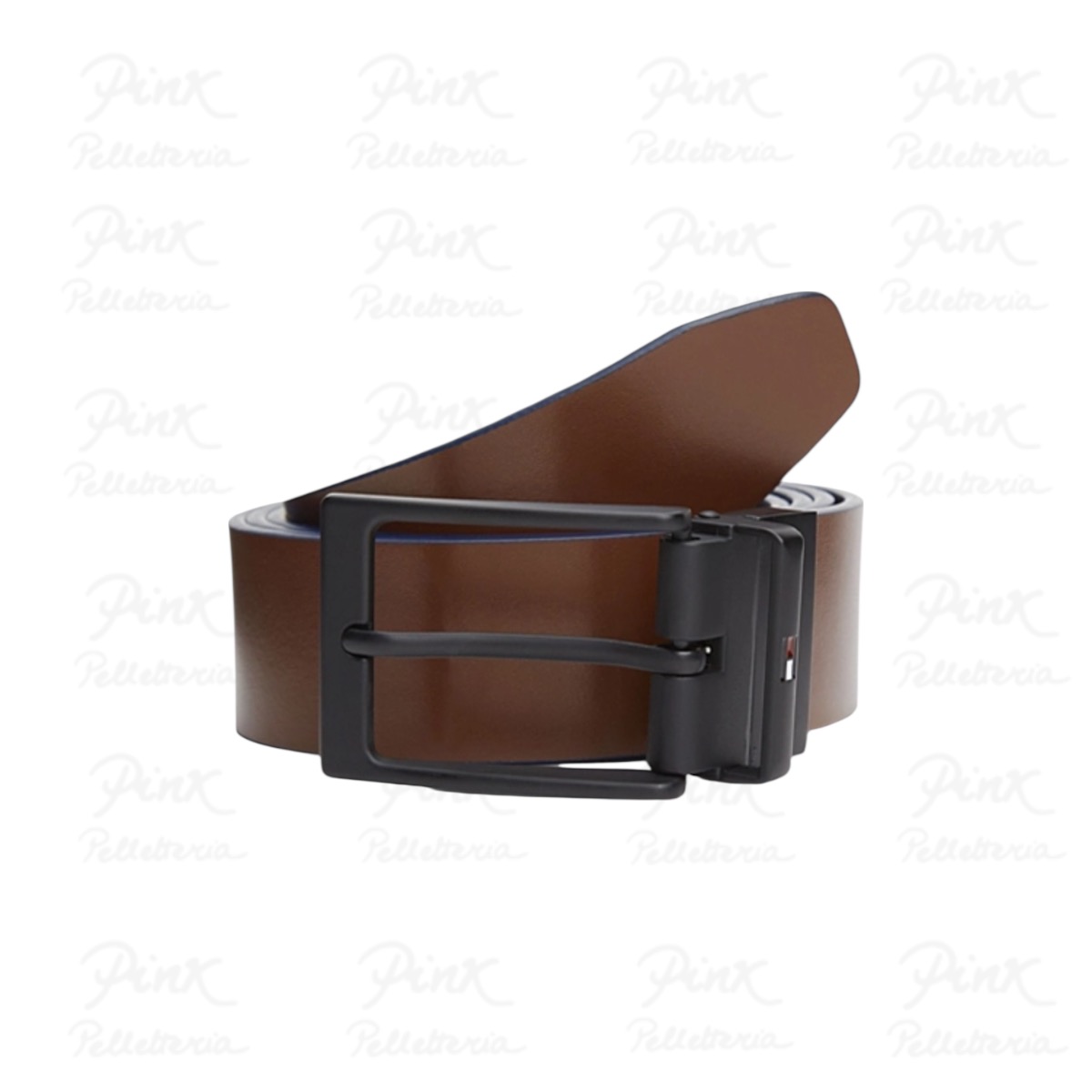 TOMMY HILFIGER Man Layton Cintura Reversibile AM0AM13957-DW6 Blue - immagine 3