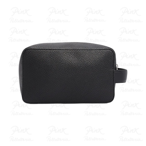 TOMMY HILFIGER Man Th Corp Washbag Pu AM0AM13048 BDS Black - immagine 3
