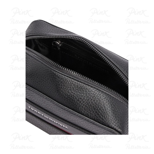 TOMMY HILFIGER Man Th Corp Washbag Pu AM0AM13048 BDS Black - immagine 4