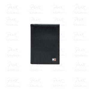 TOMMY HILFIGER Man Th Flag Portafoglio Verticale AM0AM13967-BDS Nero