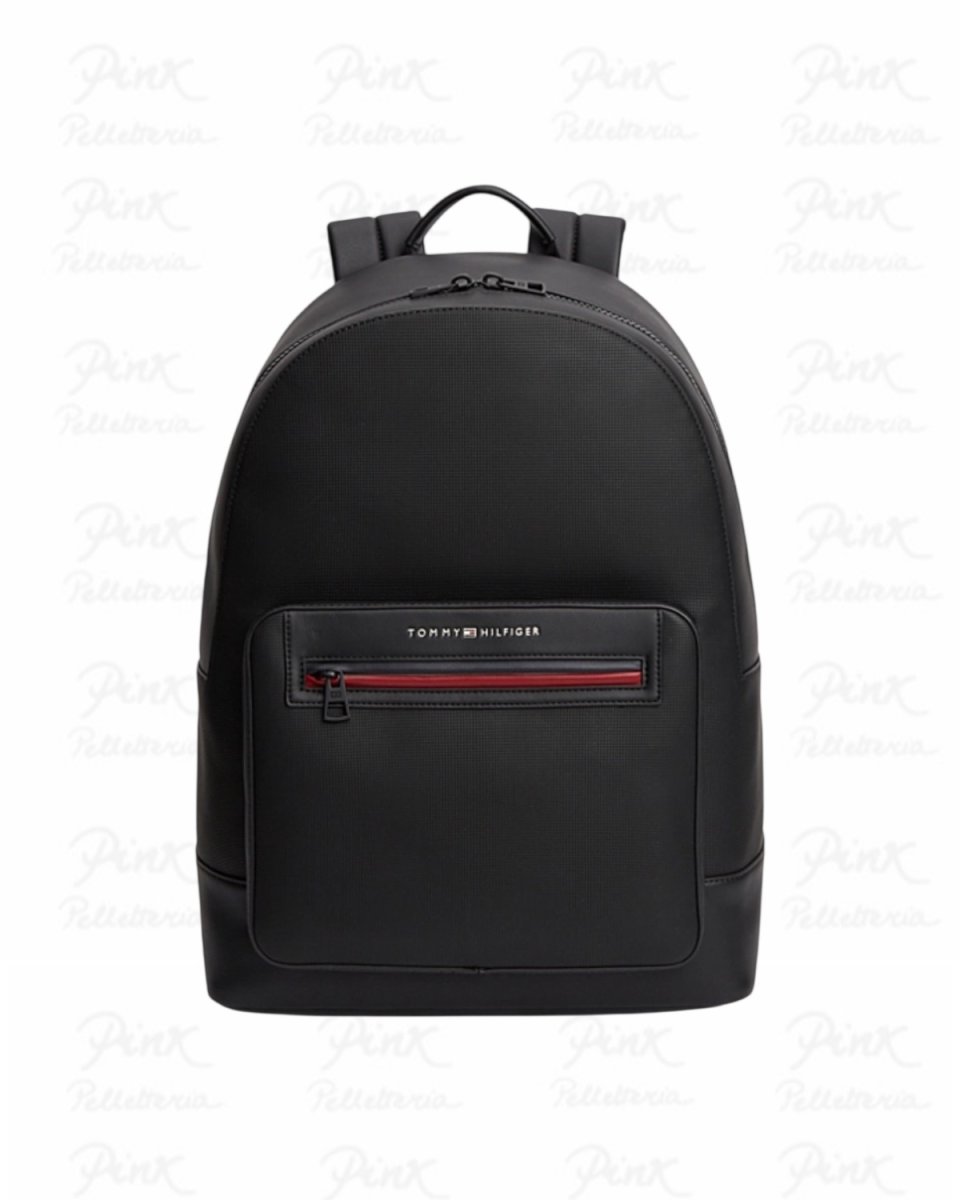 TOMMY HILFIGER Man Th Foundation Backpack AM0AM14155-BDS Nero - immagine 2