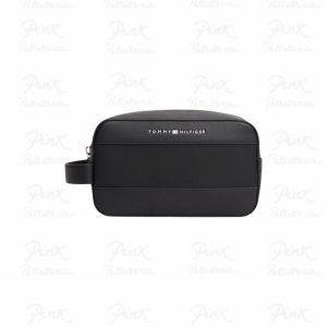 TOMMY HILFIGER Man Th Foundation Washbag AM0AM14161-BDS Nero