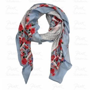 TWINSET Kefia St, Fiore 261TA4230 S21460 13262 Topazio Azzurro/Aqua