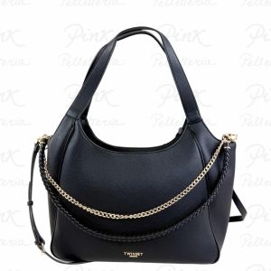 TWINSET Louise 2 Mainici c/Tracolla 261TD8011 00006 Nero