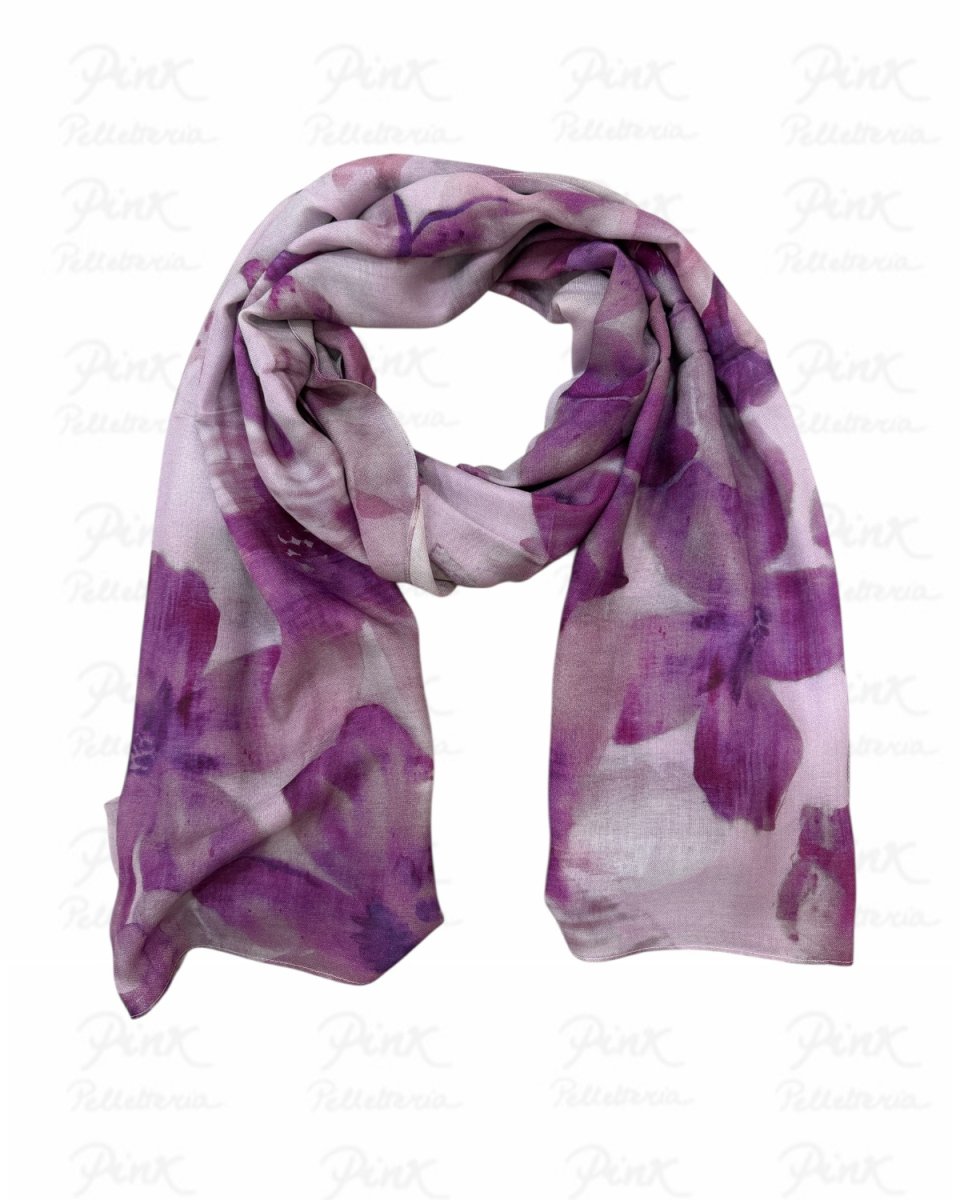TWINSET Scarf St, Fiore 261TA4450 S18173 13407 Dusty Magenta - immagine 3