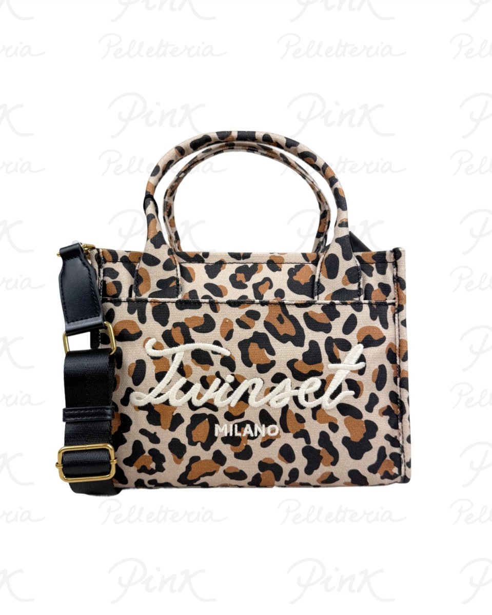 TWINSET Signature Tote Medium c/Tracolla 261TB7290 03537 Macula
