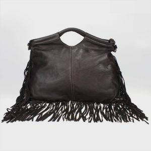 BORSA CON FRANGE IN PELLE VINTAGE TATIANA – DISPONIBILE IN VARI COLORI