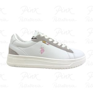 U.S. POLO ASSN. Kosmo Sneaker Woman KOSMO012W/6YH1 CRE-PIN02 Cream Pink