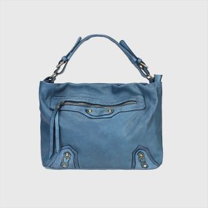 BORSA A SPALLA IN PELLE VINTAGE VIOLET – DISPONIBILE IN VARI COLORI