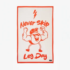 Beach Towel - Never Skip Leg Day