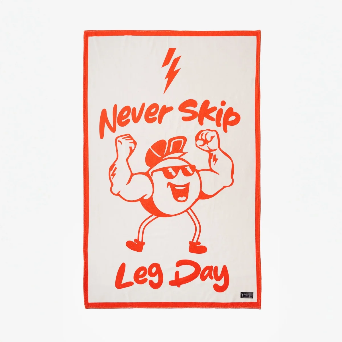 Beach Towel - Never Skip Leg Day