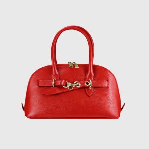 BORSA A MANO IN PELLE CON TRACOLLA SANIN – DISPONIBILE IN VARI COLORI