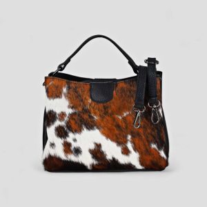 BORSA IN CAVALLINO ANIMALIER DI PELLE HAW – DISPONIBILE IN VARI COLORI