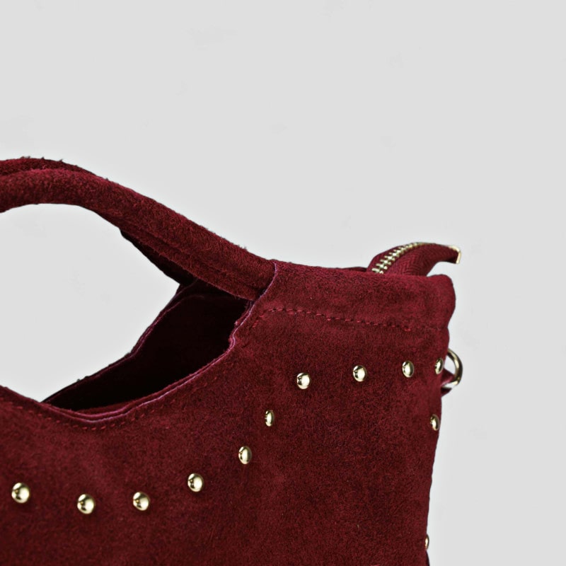 BORSA SCAMOSCIATA CON FRANGE MOLAN SUEDE – DISPONIBILE IN VARI COLORI - immagine 8