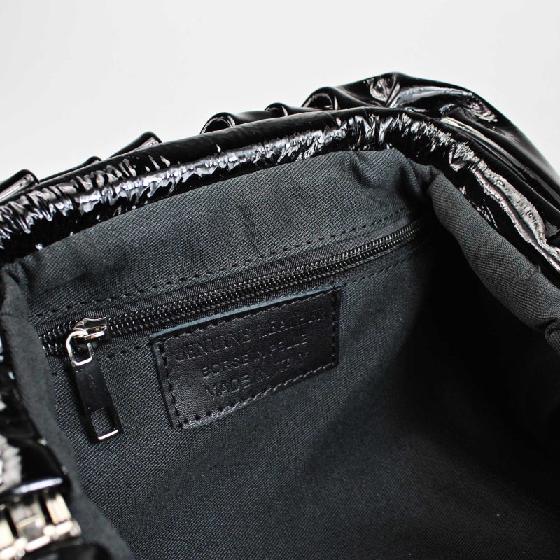 BORSA DI VERNICE POCHETTE CON TRACOLLA ISRA – DISPONIBILE IN VARI COLORI - immagine 7