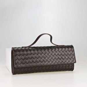 BORSA A MANO IN PELLE POCHETTE INTRECCIATA WAAD – DISPONIBILE IN VARI COLORI