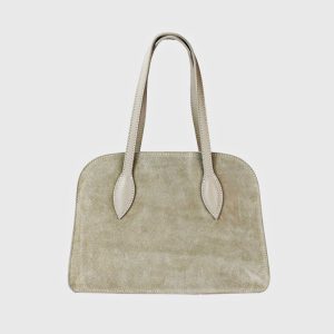 BORSA SUEDE EFFETTO CAMOSCIO ARTIGIANALE HASNA – DISPONIBILE IN VARI COLORI