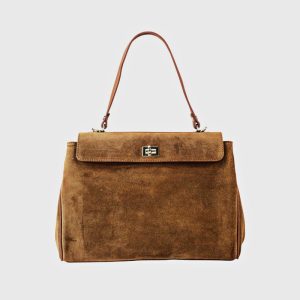 BORSA SCAMOSCIATA SUEDE ARTIGIANALE KARIDA – DISPONIBILE IN VARI COLORI
