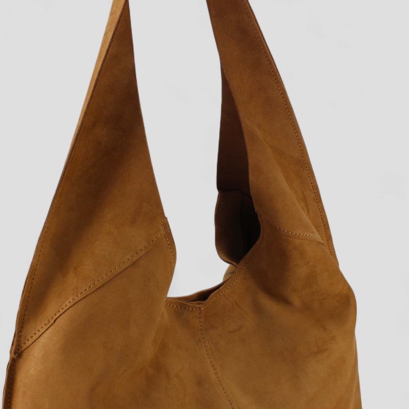 BORSA SCAMOSCIATA SACCA IN PELLE AERA SUEDE – DISPONIBILE IN VARI COLORI - immagine 5