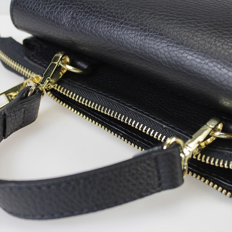 BORSA CON PATTA DAVANTI A MANO IN PELLE MARCELINA – DISPONIBILE IN VARI COLORI - immagine 8