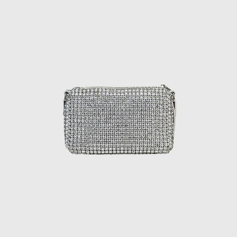 BORSA CON STRASS A MANO E TRACOLLA MAELYS – DISPONIBILE IN VARI COLORI