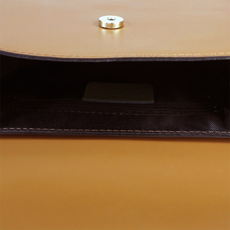 BORSA SADDLE CON PATTA IN PELLE LUCRECIA – DISPONIBILE IN VARI COLORI - immagine 7