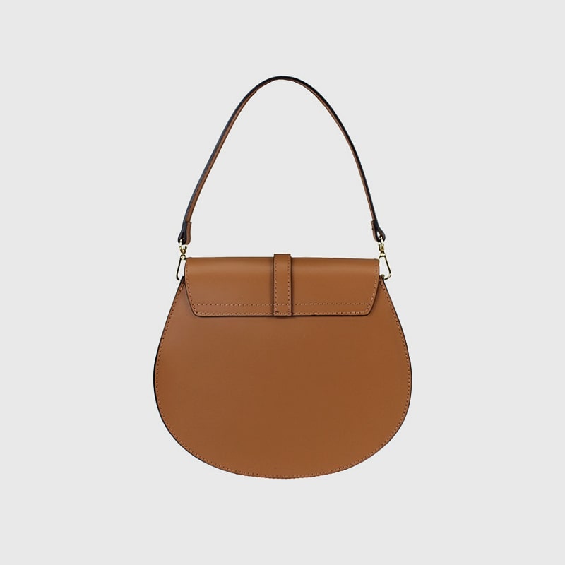 BORSA SADDLE CON PATTA IN PELLE LUCRECIA – DISPONIBILE IN VARI COLORI - immagine 6